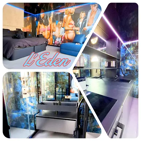 Le Cobalt - Jardin D'eden - Couple Only - Piscine - Jacuzzi - Naturiste *