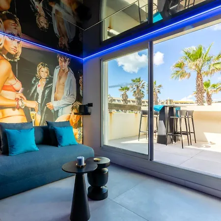 Le Cobalt - Jardin D'eden - Couple Only - Piscine - Jacuzzi - Naturiste Apartman